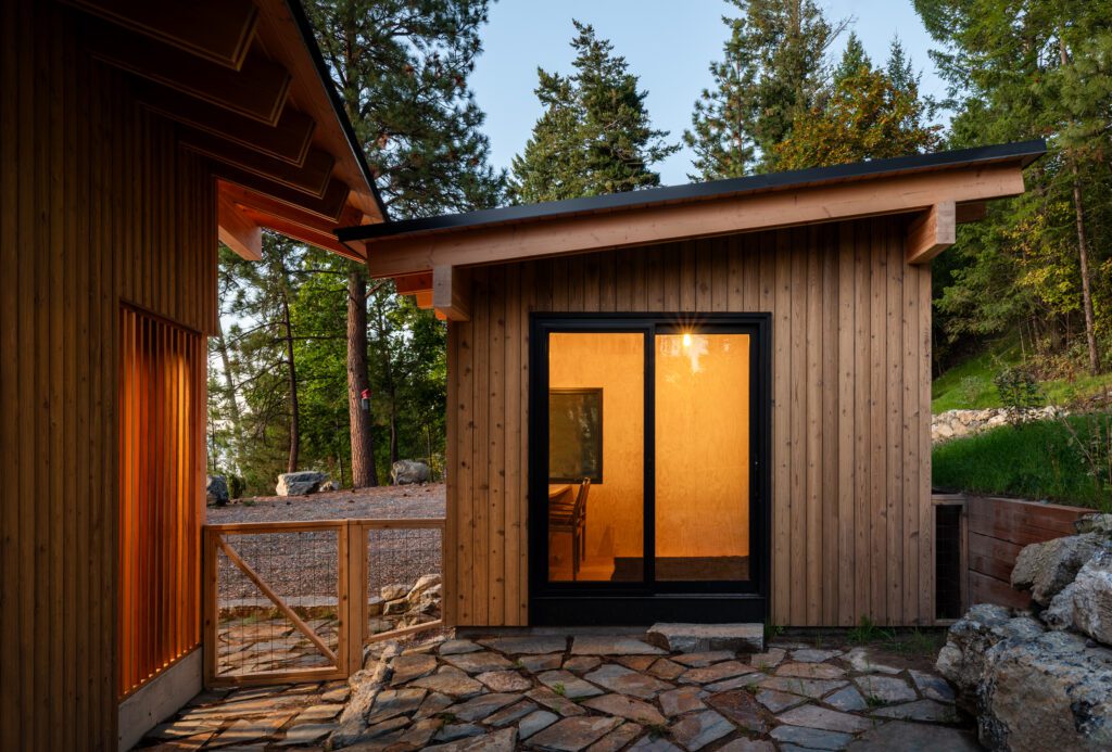 Flathead Lake Lookout Side Cabin Exterior